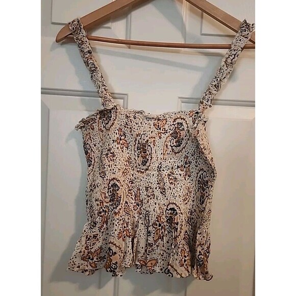 Patrons Of Peace Womens Medium Tops Lot Of 2 Sleevless Floral Boho Cottage Core - Picture 14 of 16